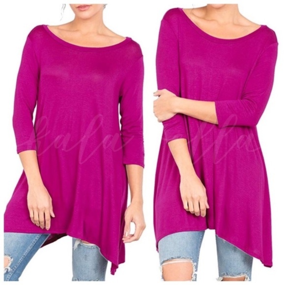 COMFORTABLE LIGHTWEIGHT SOFT TUNIC TOP/DRESS - Picture 3 of 3